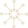 thumbnail image 4 of Dosaele 100 Pcs Wood Wedding Embellishments Arrows Art Letters Home Decor Dowel Rods Child, 4 of 8