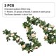 thumbnail image 2 of Laklulu 3 piezas de enredaderas de flores artificiales, decoraciones de ratán rosa., 2 of 5