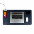 thumbnail image 2 of Limitless DeskPad Pro - Powered Surface Mat with 10W Wireless Charger - Navy, 2 of 6