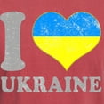 thumbnail image 3 of CafePress - I Love Ukraine Native Ukrainian Flag T Shirt - Mens Comfort Colors Shirt, 3 of 5