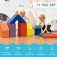 thumbnail image 3 of Soozier 11-Piece Kids Crawl and Climb Activity Play Set, Toddler Soft Foam Structure for Climbing, Crawling, Sliding, Assorted, 3 of 9