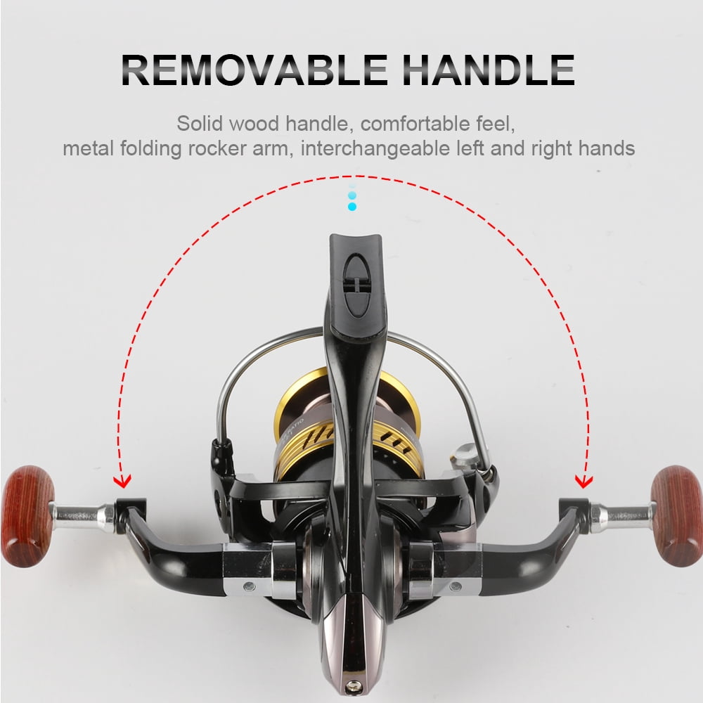 BILLINGS Spinning Reel,22LB Max Drag Spinning Fishing reels,Fishing Reel for freshwater,5.2:1 Gear Ratio with Fold Metal Rockers