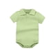 thumbnail image 1 of Odeerbi Niños Niñas Tenis Bodysuit Color Sólido Manga Corta Cuello Algodón Golf Bodysuits, 1 of 5