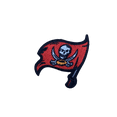 thumbnail image 3 of 3" Tampa Bay Buccaneers Embroidered Iron-on Patch Set of 2, 3 of 3