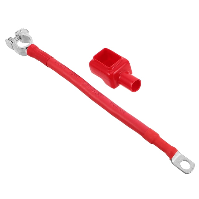 Raindrops Inverter Input Cables Easy Installation Red Plastic Alloy 1Pack For Motorcycle And Solar Equipment
