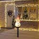 thumbnail image 5 of Adornos navideños, regalos navideños, luces solares de suelo de Papá Noel para Navidad, decoración de patio y jardín de resina, lámpara de césped ambiental, lámpara solar de plástico., 5 of 6