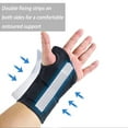 thumbnail image 3 of WUSI 5"-8"(12-20cm) Wrist Straps Carpal Tunnel Right Men Women Night Wrist Sleep Support Splint Stabilizer with Compression Sleeves Adjustable Straps for Tendonitis Arthritis Pain Relief (Right Hand), 3 of 5