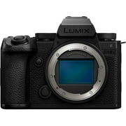 Panasonic Lumix S5 IIX Mirrorless Camera (DC-S5M2XBODY) + 4K Monitor + 2 x 64GB Memory Card + Corel Photo Software + 3 x DMW-BLK22 Battery + Triple Shoe Bracket + Charger + LED Light + More