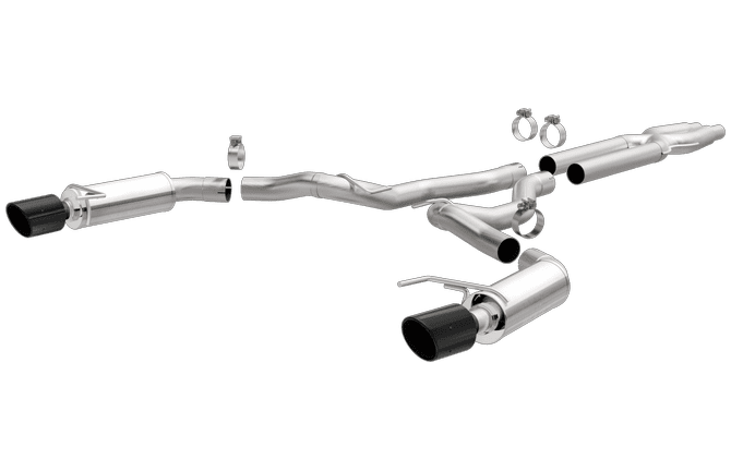 MagnaFlow Cat-Back 2016 Ford Mustang GT 5.0L V8 Carbon Fiber Tips
