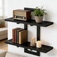 thumbnail image 2 of Sentmoon Wall Shelves Shelves for Room Wall Floating Shelves for Bedroom Wall Mounted Shelf Bathroom Wall Mounted Shelf Background Wall Decoration Bracket Storage Shelf, 2 of 7