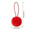 thumbnail image 3 of Aoznliie Christmas Ornaments, Christmas Tree Ornaments with Soft Flocked Velvet Finish, 12 Pack Christmas Ball Ornaments for Tree Wreath Decor,5x3 in, 3 of 9
