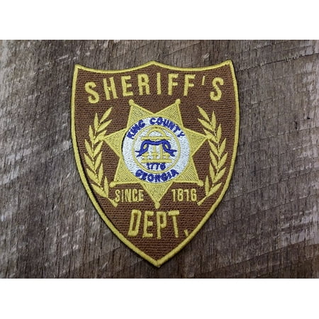 Sheriffs Department Patch - The Walking Dead Sheriff Department King County Embroidered Patch