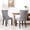 Gray, variant on Adjustable Height, Exquisite Luxury - Rubberwood Dining Chairs for Home Use