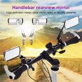 thumbnail image 3 of Bicicleta MTB retrovisor espejo carretera motocicleta Ndcxsfigh reflector espejo (plata), 3 of 5