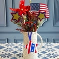 thumbnail image 4 of Clearance Under $5 Boovnll 4th of July Tree Decorations, Sequins Red White Blue Stars Memorial Day Ornaments, 4th of July Ornaments for Patriotic Party Hanging Decor, 4th of July Decorations, 4 of 5