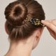 thumbnail image 5 of Horquillas para el pelo, horquillas elegantes para recogidos, mecanismo de bloqueo francés de doble muesca, horquillas que se sueltan, 5 of 6