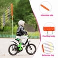 thumbnail image 5 of Bandera de Bicicleta Ajustable con Poste para Seguridad, Reflectante, Impermeable, Advertencia Movilidad, Triciclo, Go Kart, ATV, 5 of 5