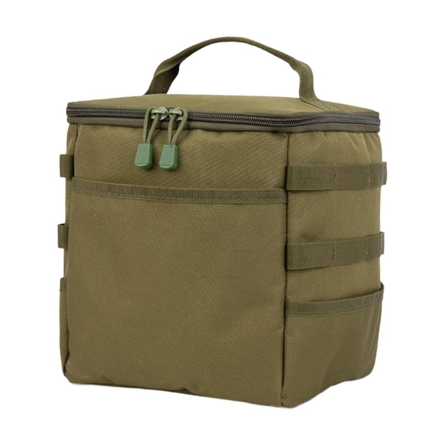 Youkk Camping Tank Storage Bag Cooking Protective Utensil Portable Bag for BBQ Black Green