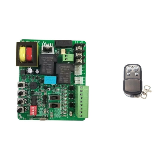 220V/110V Sliding Gate Motor Board With Slow Stop Automatic Closing 433MHz Remote Control And Mobile Board ,Easy to Install
