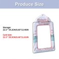 thumbnail image 3 of Cartoon Large Photo Card Holder Decorative Kpop Idol Photocard Postcard Protective Sleeve Plastic Card Case with Ribbon, 3 of 5