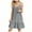 Gray, variant on NXMZXB Women's Casual Summer Dresses Ruffle Tiered Swing Flowy Sundress Sleeveless Spaghetti Strap V-Neck Tank Beach Cover up Dress Loose Fit Vacation A-Line Midi Dress Purple L