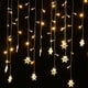 thumbnail image 5 of Cadena de Luces LED ANGGREK para Cortina de Copos de Nieve Color Blanco 4m, 5 of 8