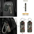 thumbnail image 7 of Yuyamidu 16 PCS Car Seat Covers Set Deer Car Sun Shade Camo Hunting Handbrake Cover Gear Shift Knob Cover Steering Wheel Cover Seat Belt Pads Rear View Mirror Cover Coasters Key Chain, 7 of 7