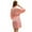 Deep Pink, variant on Women Fashion Bathrobe Silk Bridesmaid Robes Foil Letter Short Morning Bathrobe S-2XL