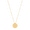 Gold, variant on Women's Welry Cross Pendant Necklace with Diamond in 10kt Yellow Gold, 16" + 1" + 1"
