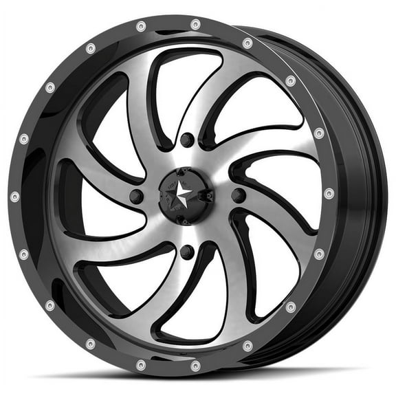 KMC-XD Wheels M36-018756 XDWM36-018756 SWITCH 18x7 4x156.00 MACHINED GLOSS BLACK (0 mm)