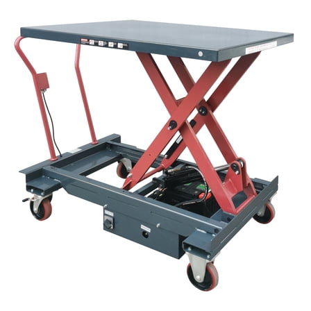 DC Power Hydraulic Scissor Cart, 47.24"L x 31.5"W, 2200 Lb. Cap.