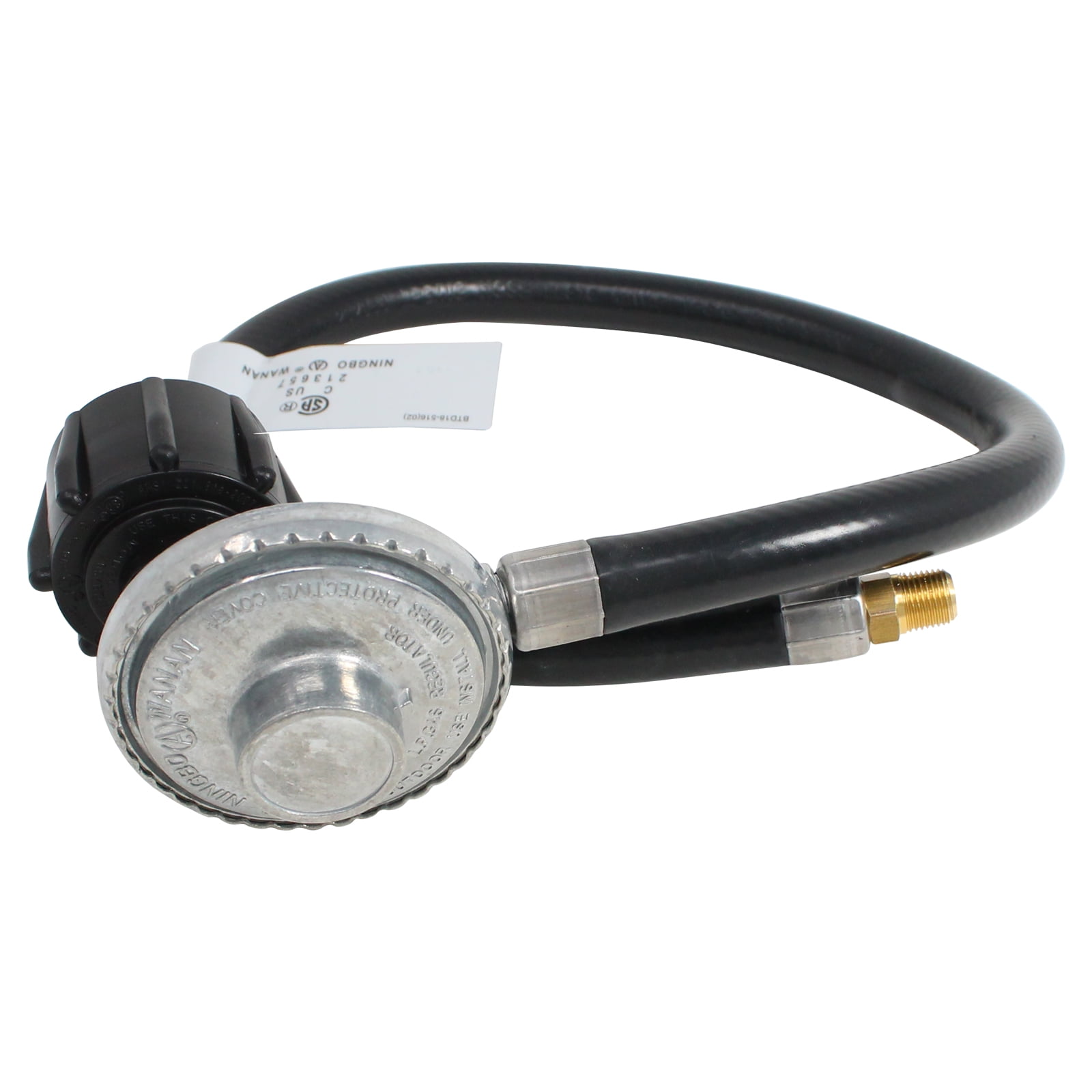 BBQ Gas Grill Propane Regulator Hose Replacement Parts for Weber 891001 - Compatible Barbeque 21" Hose And Regulator With 1/8 NPT Male Thread With QCC1 Connection
