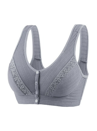 YWDJ Nursing Bras for Breastfeeding No Underwire Front Closure Front Clip  Zip Snap Maternity Front Close Breathable Seamless Ladies Traceless No  Steel