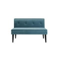 thumbnail image 1 of Madison Accent Settee Arctic Blue, 1 of 11