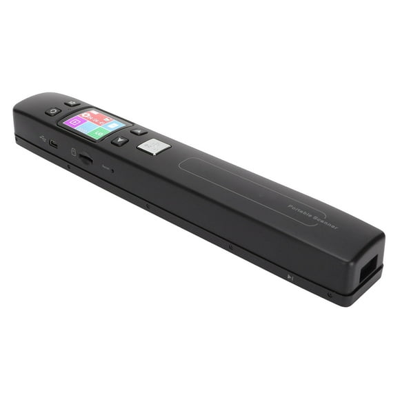 Portable Scanner, Photo Scanner A4 Size Dual Mode WiFi Function  For Document Black