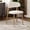 Beige Seat /Wood-grain Metal Legs, variant on Dining Chairs Set of 2, LEGAHOME Linen Upholstered Kitchen Chairs with Metal Legs, Modern Dining Room Side Chairs Set with Curved Back for Kitchen Living Room, Beige Seat & Wood-grain Legs