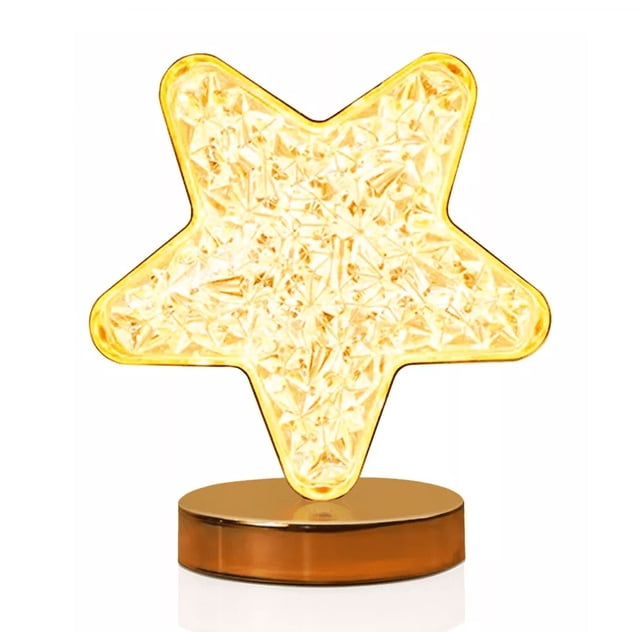 Lámpara Táctil Regulable Para Mesita De Noche De Dormitorio Estrella
