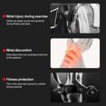 thumbnail image 2 of Generic Thermal Compression Wrist Support Strap for Fishing, Fitness, and Yoga - Universal Fit, Available in Black and Red, Self-Heating Design, Comfortable and Breathable Material, 2 of 6