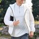 thumbnail image 5 of Ceisia Unisex Solid Color Outdoor Windproof Water Gift Repellent Sun Protection Lightweight Hiking Hooded Long Sleeve Jacket, 5 of 8