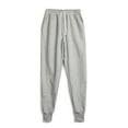 thumbnail image 1 of Ceisia Men Solid Color Loose Casual Pants Elastic Waist Drawstring Sports Gift Work Trousers, 1 of 8
