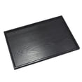 thumbnail image 3 of Japanese Style Wooden Serving Tray Drinks Fruit Medium Black, 3 of 8