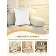 thumbnail image 7 of WNFJR 17.71” x 17.71” P P Cotton Decorative Pillow Inserts, Soft and Supportive, 7 of 7