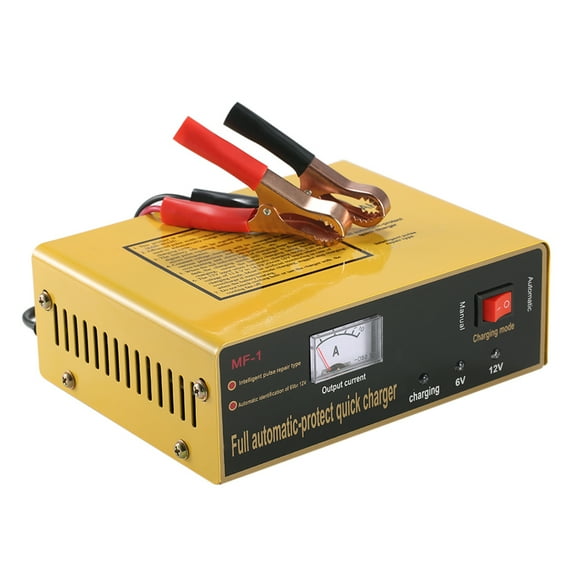 & 6V/12V 80AH Intelligent Automatic LED Charger Pulse Repair Type Maintainer For Acid Battery And Lithium Battery 120W AC110V-250V