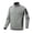 Gray, variant on Men's Casual Solid Jackets Full Zip Lightweight Jacket Shirt Casual Soft Warm Exercise Coats with Pockets Dark Blue XXXL