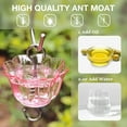 thumbnail image 2 of Kingsyard Glass Hummingbird Feeder for Outdoors Wild Bird Feeder with 6 Feeding Ports Hanging for Garden Yard, Red (Ant Moat Included), 2 of 10