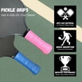 thumbnail image 4 of 1 Par de Empuñaduras de Raqueta de Tenis Pickleball Cinta Antideslizante Absorbente de Sudor Cinta Envolvente para Manejars-, 4 of 5