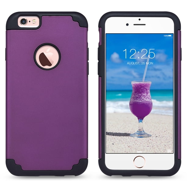 iPhone 6 Case, iPhone 6S Case, Slim Dual Layer Shockproof Bumper