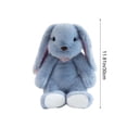 thumbnail image 3 of ToyKingdee Adorable Floppy Ear Bunny Plush with Decorative Bandana, Soft Cuddly Stuffed Animal for Kids and Gifting, 3 of 6