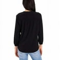 thumbnail image 3 of Vince Camuto Womens V Neck Shirt Top Size: L, Color: Black, 3 of 3