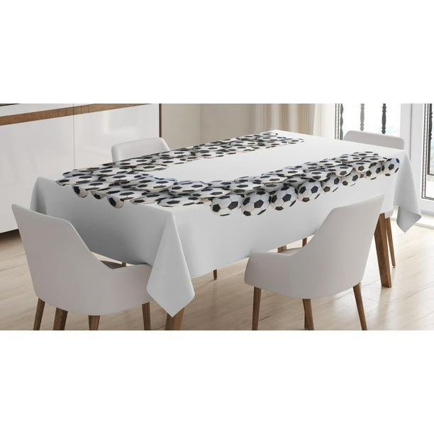 Tablecloth Stack Of Soccer, What Shape Chandelier For Rectangular Tablecloth